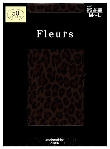 Fleurs(�t���[��) FZ-1517_ �v�����g�^�C�c ���^�C�c �q���E�� ���{�� (M�`L�F80�f�j�[����50�f�j�[��) (JP, �A���t�@�x�b�g, M, L, 50�f�j�[��, �u���E��)
