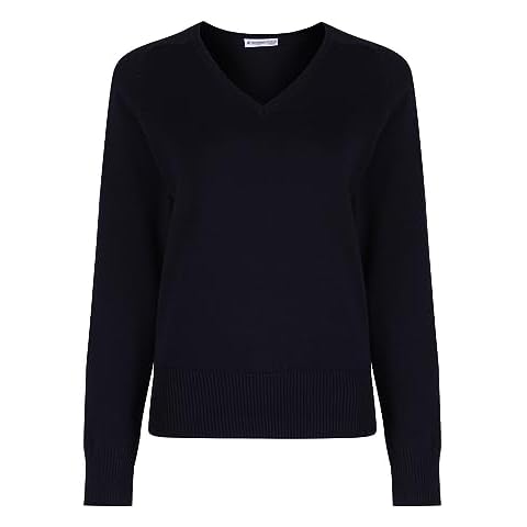 Trutex Girl's Cotton V Neck Jumper Cover