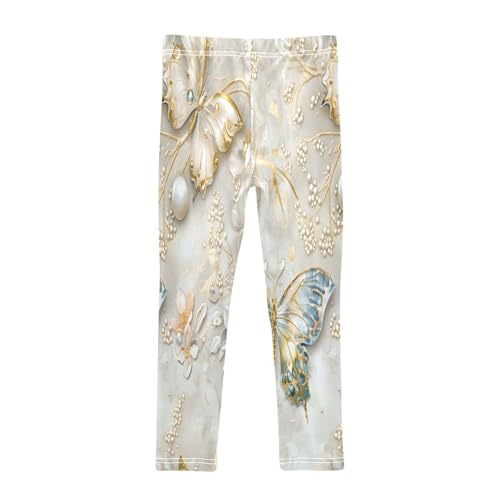 Bolaz Toddler Girls Leggings Printed Yoga Pants Leggings 3D Print Butterflies for Kids2