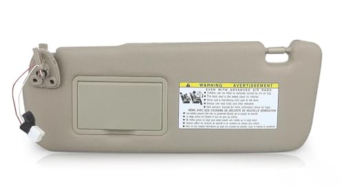 Pare-soleil de qualité supérieure pour Hyundai Sonata 2005-2010 beige gauche