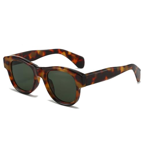 Lunettes de soleil rétro ovales UV400 pour look punk et festival d'été