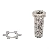 Elemento filtrante regolatore ARA in acciaio inox, 10 x 18 mm, valvola di riduzione della pressione del primo stadio ad alto flusso per manutenzione e riparazione di attrezzature subacquee