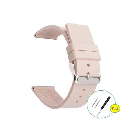 EDVENA VRrvXgbv 12mm 14mm 16mm 18mm 20mm 22mm 24mm Y fB[X puXbg \tgo[(Light pink,16mm,Steel buckle)