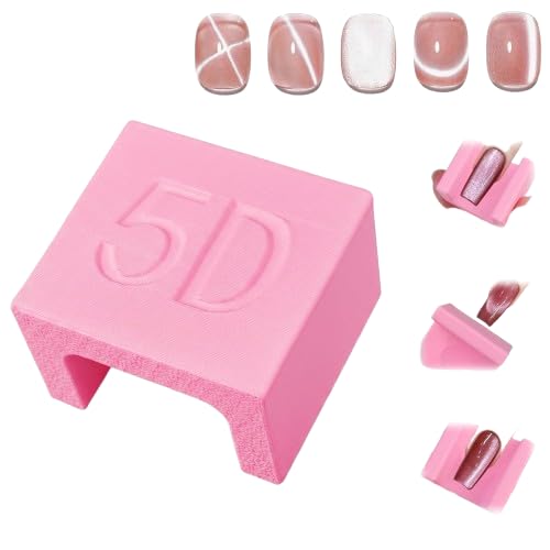 Cat Eye Nail Magnet, Beginner-friendly Cat Eye Magnet for Nail, Cat Eye Gel Nail Polish Magnet for College Student Dormitories, Nail Magnet Tool for Creating Wide Cat Eye Effect in 2s (Pink)-image-27