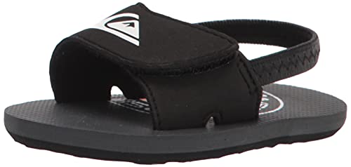 Quiksilver Baby Boys Molokai Layback Infant Sandal, Grey Green Grey, 4
