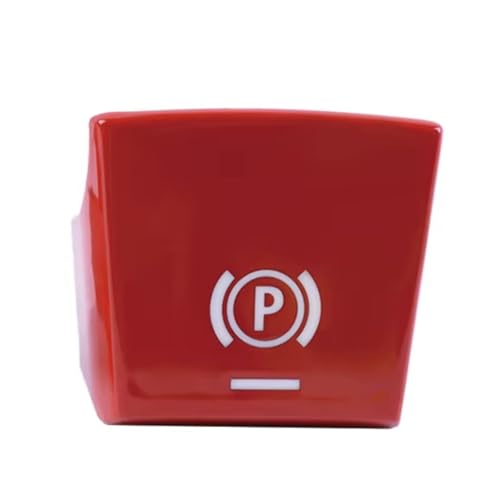 Frein À Main Bouton Commande Écaillée Solution Remplacement Rouge pour BMW X3 X4 X5 X6