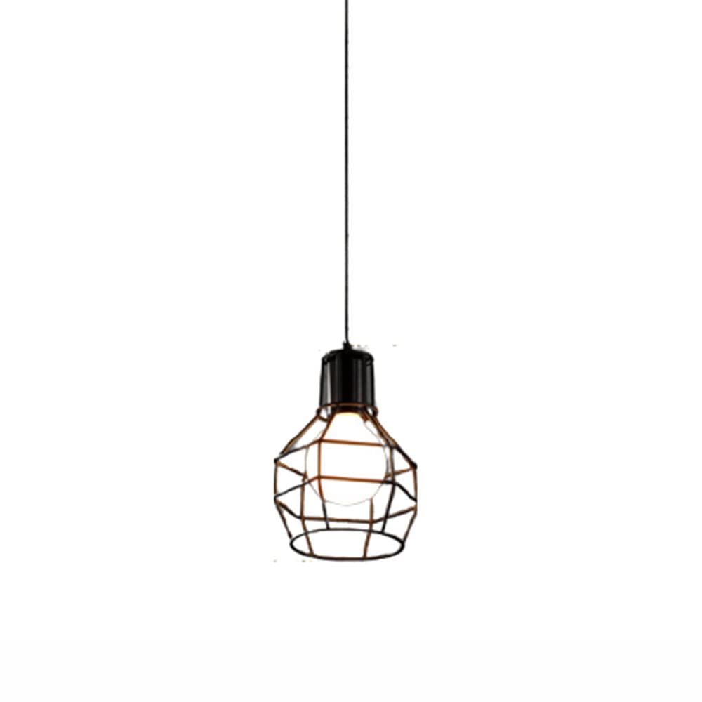 Suspension nordique noire pour illuminer un restaurant de musique branché