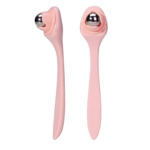 Harilla Hochwertiges Augenmassagegerät, Massagestab, Rostfreier Stahl Kugel, Schönheitsutensil, 2 Stk