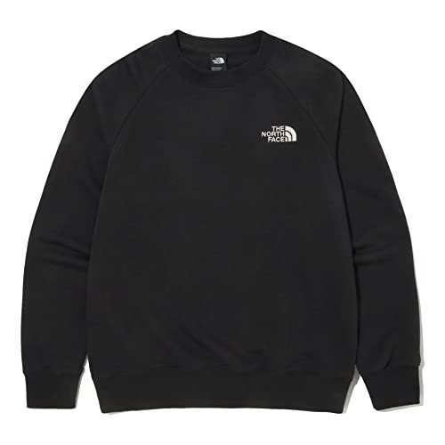 (UEm[XtFCX) THE NORTH FACE M'S SIMPLE LOGO CREW g[i[ (95(M), BLACK(NM5MM50A)) [sAi]