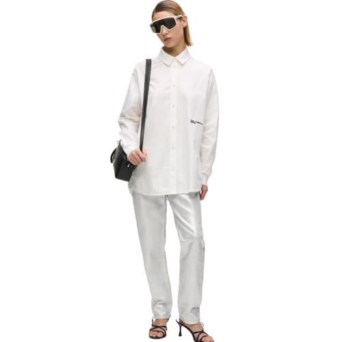 Karl Lagerfeld Jeans Oxford Blouse chemise femme tendance manche longue