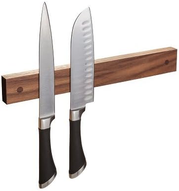 Powerful Magnetic Knife Strip, Holder Made in USA (Walnut, 11 inches)