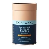 Dose & Co Collagen Peptide Protein Powder in Chocolate Flavour - 420g Powder Supplement