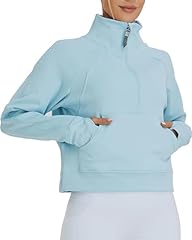 1/2 Zip Turquoise