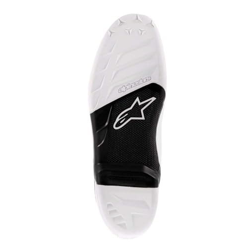 Paese di origine: Thailandia Alpinestars Suola Tech-7 unisex per adulti, nero/bianco, taglia 42 (multicolore, taglia unica)