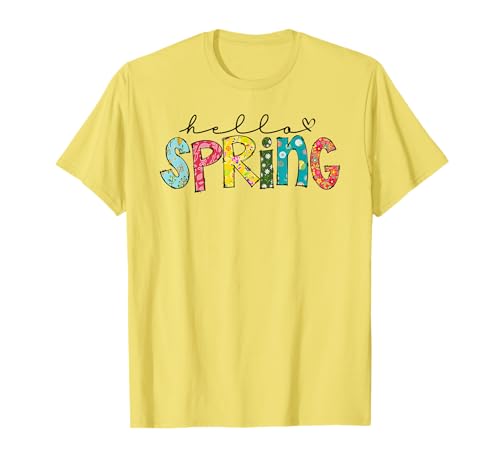 Hello Spring Shirt, Happy Spring Shirt, Happy Easter T-Shirt