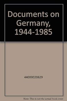 Paperback Documents on Germany, 1944-1985 Book
