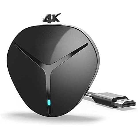 AT-Mizhi Wireless HDMI display adapter 5G+2.4G - 4K HDR Wifi Display Dongle Streaming for Android/iOS/Windows/Mac OS Laptop, Tablet, PC to HDTV/Monitor/Projector(Support Miracast, DLNA, Airplay) Cover
