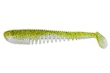K.P Baits Skeleton Shad Gummifische 3' 7,5cm Barsch Zander Forelle 136 Gold n White