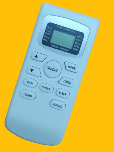 Image of AMAZOR Compatible /Replacement Whirlpool AC Remote Control - Suitable for 1 Ton, 1.5 Ton, 2 Ton Split & Window AC (Exact Matching Remote Required) (Model 16 Same)