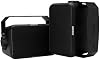 KICKER Outdoor Audio bocinas para interiores y exteriores de 4 pulgadas (52OA4B) – Bocinas resistentes al clima, resistentes a rayos UV, para montaje en pared o techo, con woofer de polietileno-mica, negro 2