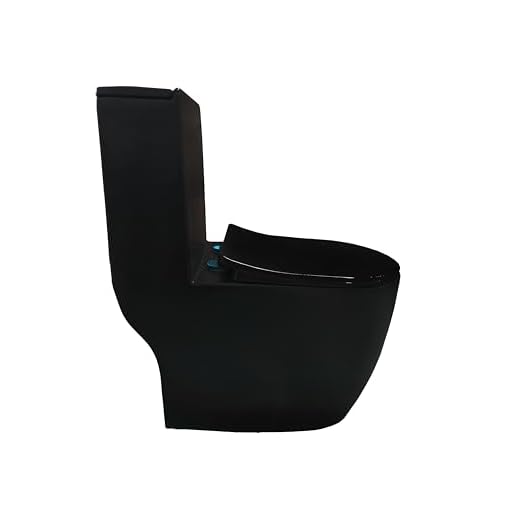 Vaso Sanitario Monobloco Caixa Acoplada Budapeste Preto