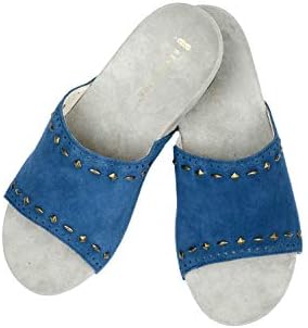 REVITALIGN Women's Slide Sandal, Mediterranean Blue, 11 | Image 7