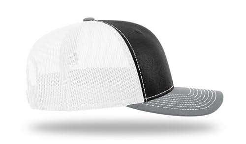 Image of Richardson 112 Trucker Hat - Premium Adjustable Snapback Hat - Structured Six Panel Richardson Blank Caps