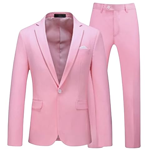 Men's 2 pieces Suit Sets Jacket + Pant Business big tall Suits