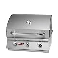 Bull Steer Premium 24-Inch 3-Burner Built-In Grill (BG-69008), Propane