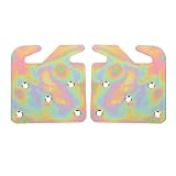 FRCOLOR 2 Pezzi Staffe per Letto in Acciaio al Carbonio, Piastrine Piatte Ispessite a 5 Fori per Telaio in Legno, per Riparazione e Montaggio di Sponde Letto in Legno