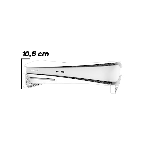 Suporte Horizontal Preto para PlayStation 5 de Mídia Física - Estabilidade e Organização