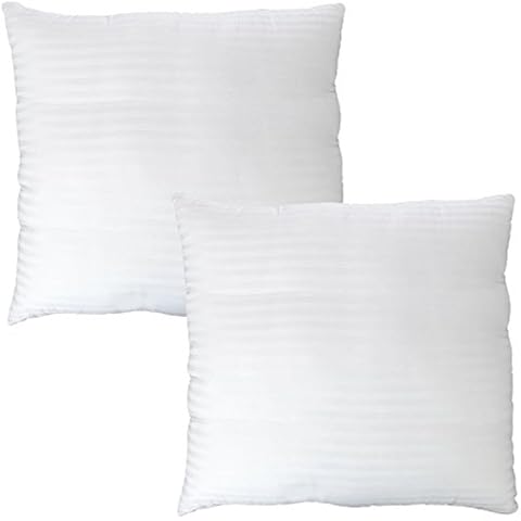 Luxury Satin Stripe Cotton Cushions - 2 Pack Cover
