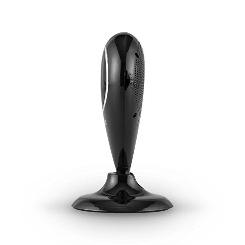DURAMAXX Eyeview - IP Kamera, Babykamera, Überwachungs-Kamera, WLAN, Android, iOS, HD-Qualität (1280x720), 1,3 Mpx, MicroSD-Slot bis 32GB, Infrarot, Bewegungssensor, 110° Sicht, schwarz