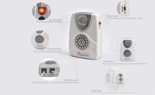 Amplificador de sonido para teléfonos CEA40 blanco ideal para videollamadas en casa 2