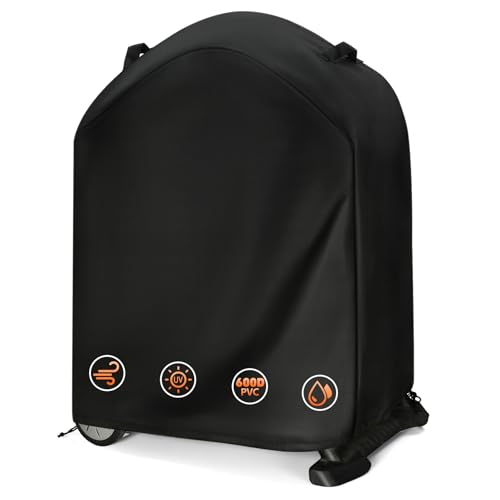 Onlyfire Grill Abdeckung, 600D PVC Gasgrill Abdeckung Wetterfest, Abdeckhaube Grill für Weber Q100/Q200 Serie auf Wagen, Passend für Q1000/Q1200/Q1400/Q2000/Q2200/Q2400, 82x44,5x89CM Onlyfire Grill Abdeckung, 600D PVC Gasgrill Abdeckung Wetterfest, Abdeckhaube Grill für Weber Q100/Q200 Serie auf Wagen, Passend für Q1000/Q1200/Q1400/Q2000/Q2200/Q2400, 82x44,5x89CM