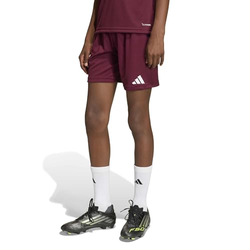 adidas Unisex Kinder Entrada26 Kids Shorts Team Maroon 2/White 9-10 Years