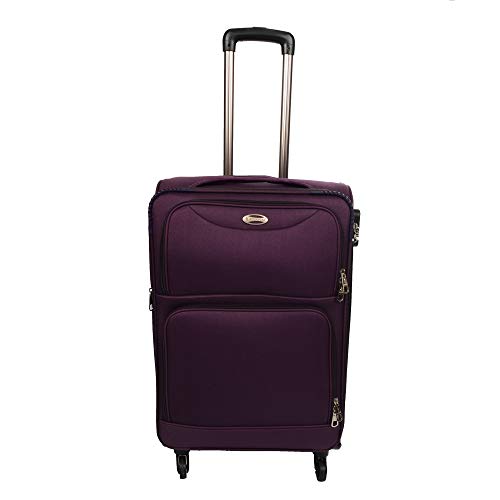 Image of STUNNERZ -Medium,Check-in Luggage -Trolley Bags,Travels Bags, Suitcase Tourist Bags |24 Inch | 62cm| (Purple) (4-Wheels)