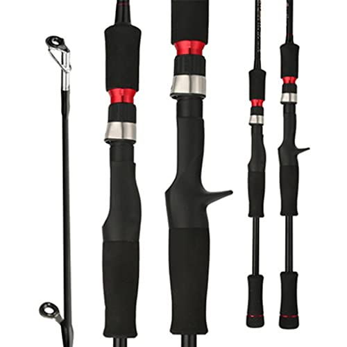 Surf Fishing Rods Angelrute Mit Geradem Griff Pistolengriff Tragbare Teleskop-Angelrute M Verstellbarer Federweg Für Lange Angelruten (Color : Gun Handle, Size : 1.8m) Cover