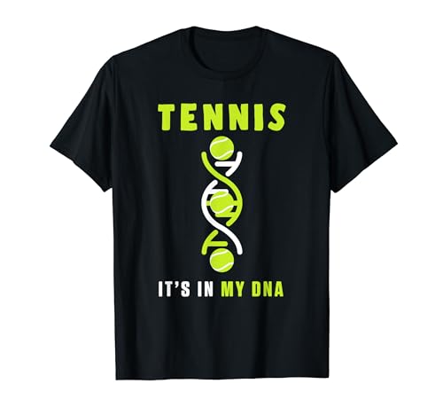 Tennis In My DNA Tennis Player Racchetta da Tennis Regalo Maglietta