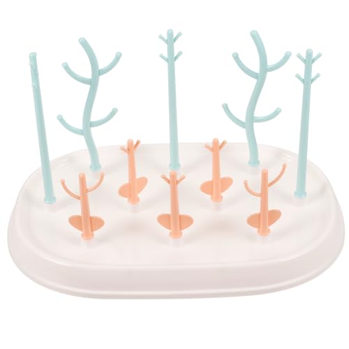 YARNOW Égouttoir à Biberons pour Plateau Et Support Vertical pour Sécher Et Ranger Biberons Et Tasses