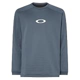 [Oakley] ENHANCE LIGHT GRID L/S CREW 5.7 メンズ FOA408123 (94A) DARK SLATE US S サイズ (日本 M サイズ相当)