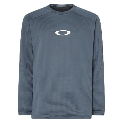 [�I�[�N���[] �j�b�g�X���[�u ENHANCE LIGHT GRID L/S CREW 5.7 �����Y (94A) DARK SLATE