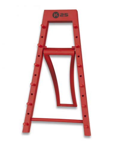 Expositor peana de PVC Rojo para cuchilleria Cuchillos y Navajas Caza, Pesca, Camping, Outdoor, Supervivencia y Bushcraft Albainox 90041 + Portabotellas de regalo