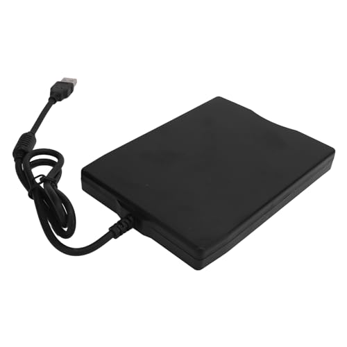 Yanmis Lecteur de Disquette USB de 3,5 Pouces, Lecteur de Disquette Externe pour Ordinateur Portable PC avec Port USB Compatible avec 98 2000 7 8 720KB 1,44 Mo D'ordinateur Portable PC