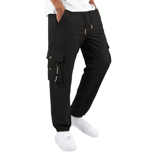 Pantalon cargo homme en coton Lodger slim coupe droite décontractée