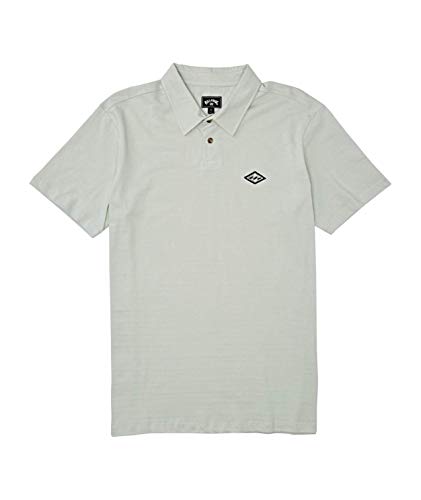 Billabong Men's Schooled Polo, Grey Mist, S