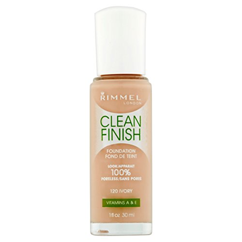 Rimmel Clean Finish Foundation, Ivory, 1 Fluid Ounce