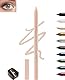 Nackt Gel Eyeliner, Creme Kajalstift Nude, Wasserfest Langlebig, Wischfest Eyelinerstift mit Anspitzer, Hypoallergen Highlighter Pen für Empfindliche Augen, Leicht Anwendbar, Makeup Gift for Women-03