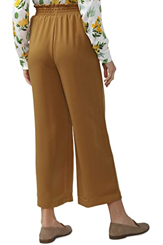 Image of Van Heusen Women's Relaxed Fit High Rise Relaxed Formal Elastic Waist Paperbag Pants