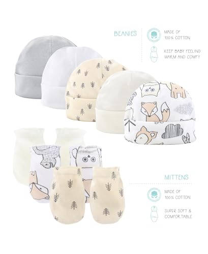 The Peanutshell Newborn Clothes & Accessories Set for Baby Boys or Girls, 23 Piece Layette Gift Set, Fits Newborn to 3 Months - Thumbnail 4